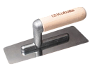KUBALA 0457 75*95*240мм венецианская кельма с ручкой из бука на полиамидной ножке