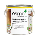 OSMO 3143 Dekorwachs Transparent Tone цветное масло для внутренних работ (коньяк)