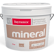 Bayramix Mineral мраморная штукатурка для фасадов и интерьеров фракция 0.7-1.2 мм