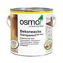 OSMO 3136 Dekorwachs Transparent Tone цветное масло для внутренних работ (береза)