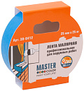 Master Color 30-6412 малярная лента синяя, для наружных работ, 25 мм x 25 м