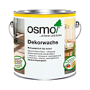 OSMO 3165 Dekorwachs Deckend коричневая непрозрачная краска на основе масел и воска для внутренних работ