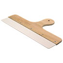 ANZA 633002 шпатель для плотных обоев и тканей с деревянной ручкой